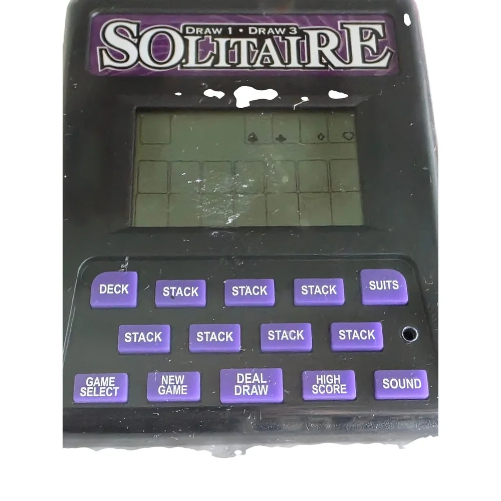 Classic Game Collection‎ 2004 Handheld Electronic Solitaire Game NEW Untested